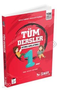 Sınav Dergisi Yayınları 1. Sınıf Tüm Dersler Konu Anlatımlı Sınav Dergisi