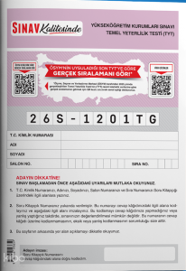 Sınav Kalitesinde 2026 TYT Türkiye Geneli Deneme;ÖSYM Verilerine Göre Gerçek Sıralamanı Gör