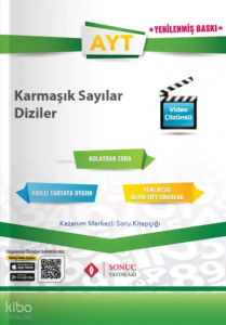 Sonuç Yayınları AYT Karmaşık Sayılar Diziler Soru Kitapçığı