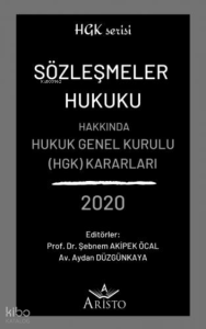Sözleşmeler Hukuku Hakkında Hukuk Genel Kurulu Kararları 2020