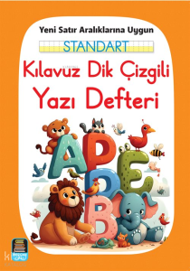 Standart Kılavuz Dik Çizgili Yazı Defteri -  Yeni Satır Aralıklarına Uygun