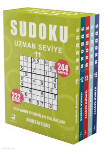 Sudoku Uzman Seviye 5 Kitap Set (11-12-13-14-15)