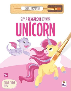 Suyla Rengarenk Boyama - Unicorn (Sihirli Fırçasıyla)