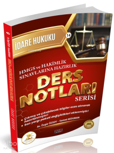 Svaş Yayınevi 2026 HMGS Hakimlik HUKAL İdare Hukuku Ders Notları