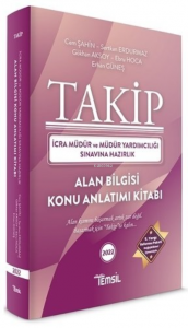 TAKİP;İcra Müdürlüğü ve Yardımcılığı Alan Bilgisi Konu Anlatımı