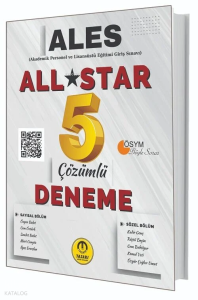 Tasarı ALES All Star 5 Çözümlü Deneme