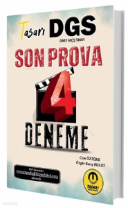 Tasarı DGS Son Prova 4 Çözümlü Deneme