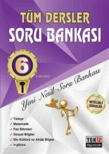 Tekiz Yayıncılık 6. Sınıf Tüm Dersler Soru Bankası