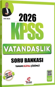 Tekrar Akademi 2026 KPSS Vatandaşlık Soru Bankası Çözümlü