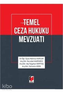 Temel Ceza Hukuku Mevzuatı