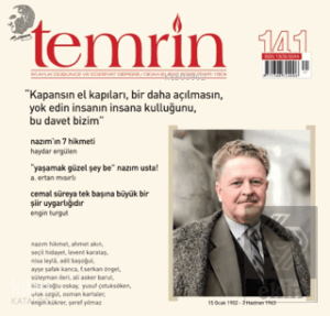 Temrin Düşünce ve Edebiyat Dergisi Sayı: 141 (Ocak - Şubat 2025)
