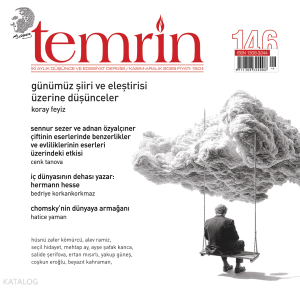 Temrin İki Aylık Edebiyat Dergisi Kasım - Aralık  2025 Sayı 146
