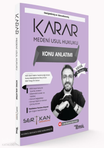 Temsil Kitap Karar Medeni Usûl Hukuku Konu Anlatımı