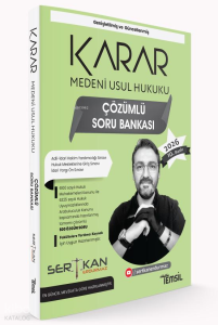 Temsil Kitap Karar Medeni Usûl Hukuku Soru Bankası