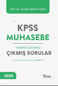 Temsil Kitap KPSS Muhasebe Tamamı Çözümlü Çıkmış Sorular