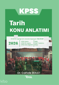 Temsil Kitap KPSS Tarih Tamamı  Çözümlü 40 Deneme