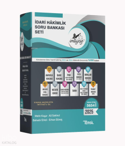 Temsil Kitap Yayınları İmtiyaz İdari Hakimlik Soru Bankası Seti