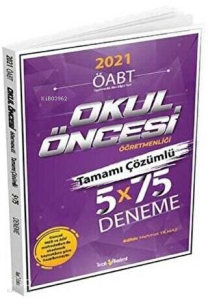 Tercih Akademi 2021 ÖABT Öğretmenlik Alan Bilgisi Okul Öncesi Tamamı Çözümlü 5 Deneme