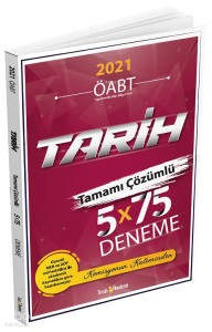 Tercih Akademi 2021 ÖABT Öğretmenlik Alan Bilgisi Tarih Tamamı Çözümlü 5 Deneme