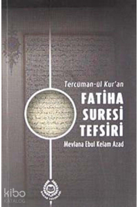 Tercüman-ül Kur'an Fatiha Suresi Tefsiri