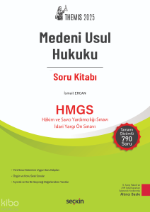 THEMIS 2025 – Medeni Usul Hukuku Soru Kitabı;HMGS - Hakim ve Savcı Yardımcılığı Sınavı - İdari Yargı Ön Sınavı