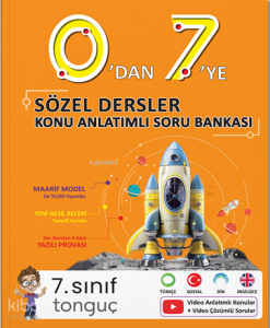 Tonguç Akademi 0'dan 7'ye Sözel Konu Anlatımlı Soru Bankası