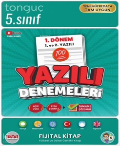Tonguç Akademi 5. Sınıf Yazılı Denemeleri 1. Dönem 1 ve 2. Yazılı