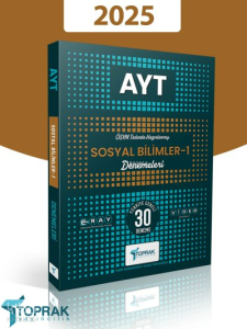 Toprak Yayıncılık 2025 AYT Sosyal Bilimler-1 30'lu Deneme