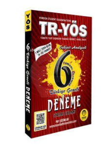 TR YÖS 6 Türkiye Geneli Deneme