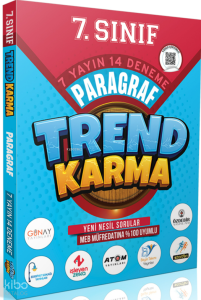 Trend Karma 7. Sınıf Paragraf Denemeleri 7 Yayın 14 Deneme