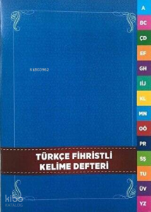 Türkçe Fihristli Kelime Defteri