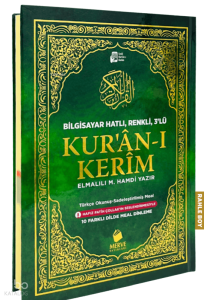 Türkçe Okunuşlu Kuranı Kerim Ve Meali 3’lü (Üçlü)-Rahle Boy