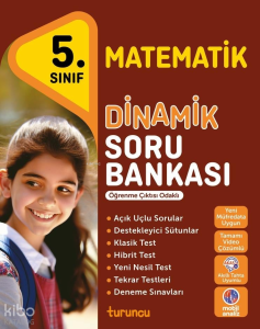Turuncu 5. Sınıf Dinamik Matematik Soru Bankası