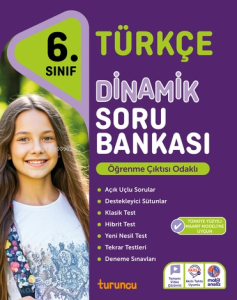 Turuncu 6.Sınıf Türkçe Dinamik Soru Bankası
