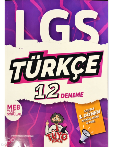 Tüyo Hoca LGS 8. Sınıf (1. DÖNEM) Türkçe 12 Deneme
