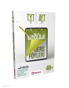 TYT AYT Biyoloji Ders Föyü Lider Plus Yayınları
