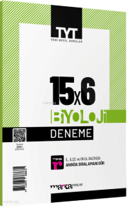 TYT Biyoloji 15x6 Deneme Tamamı Video Çözümlü Marka Yayınları