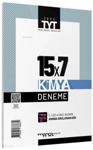 TYT Kimya 15x7 Deneme Tamamı Video Çözümlü Marka Yayınları