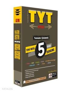 TYT Tamamı Çözümlü Yeni Nesil 5 Genel Deneme
