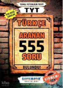 TYT Türkçe Aranan 555 Soru Bankası Sistematik Yayınları