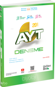 Üç Dört Beş Yayıncılık AYT Biyoloji 20’li Deneme