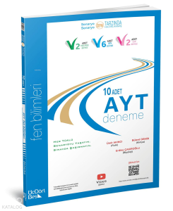 Üç Dört Beş Yayınları AYT 10’lu Fen Bilimleri Deneme