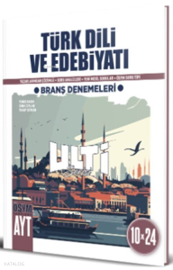 Ulti Yayınları AYT Türk Dili ve Edebiyatı 10 x 24 Branş Denemeleri - 2024