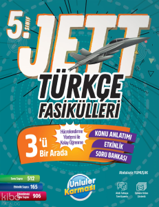 Ünlüler Karması 5.Sınıf Jett Türkçe Fasiküller Soru Bankası