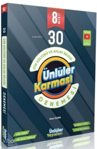 Ünlüler Karması 8. Sınıf  Din Kültürü Ve Ahlak Bilgisi 30 Deneme