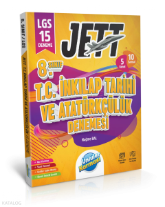 Ünlüler Karması 8. Sınıf Jett T.C. İnkılap Tarihi ve Atatürkçülük 15 Deneme