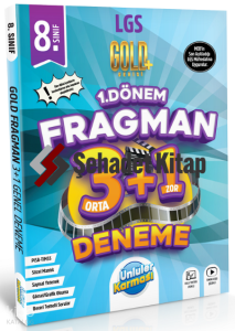 Ünlüler Karması 8. Sınıf LGS Tüm Dersler 1. Dönem Fragman 3+1 Deneme Gold Serisi