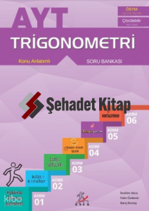 Ünlüler Karması Akça Serisi Ayt Trigonometri Konu Anlatımlı Soru Bankası