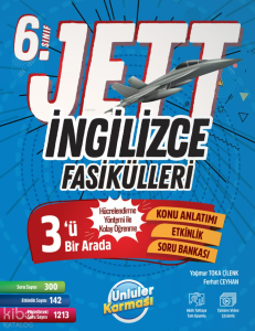 Ünlüler Karması Yayınları  6.Sınıf Jett İngilizce Fasiküller Soru Bankası