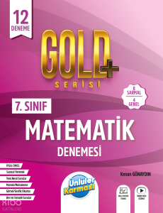 Ünlüler Karması Yayınları 7.Sınıf Gold Matematik 12 Deneme